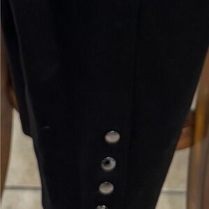 Calvin Klein Pants skinny leg pants with Silver Button Accents